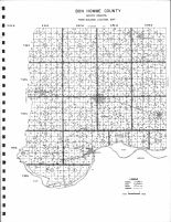County Map, Bon Homme County 1968